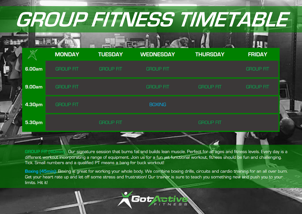 Got Active Fitness | gym | Shed 1/103 Mulgrave St, Gin Gin QLD 4671, Australia | 0741572705 OR +61 7 4157 2705