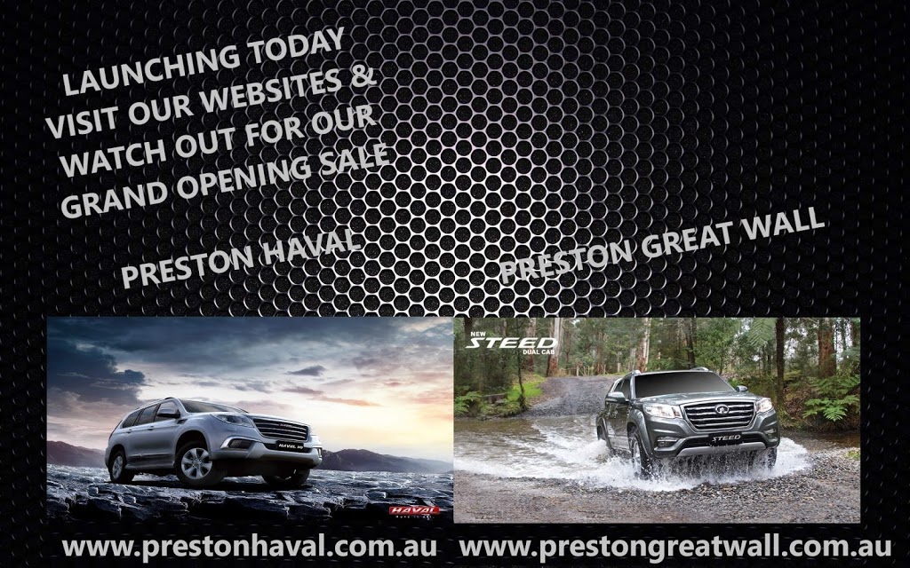 Preston Haval | car dealer | 627-633 High St, Preston VIC 3072, Australia | 0384700980 OR +61 3 8470 0980