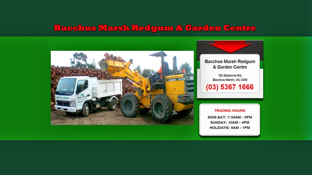 Bacchus Marsh Redgum & Garden Centre | store | 182 Gisborne Rd, Darley VIC 3340, Australia | 0353671666 OR +61 3 5367 1666