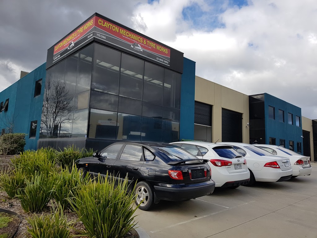 Clayton Mechanics & Tyre Works | car repair | Factory 115/250 Osborne Ave, Clayton South VIC 3169, Australia | 0385559952 OR +61 3 8555 9952