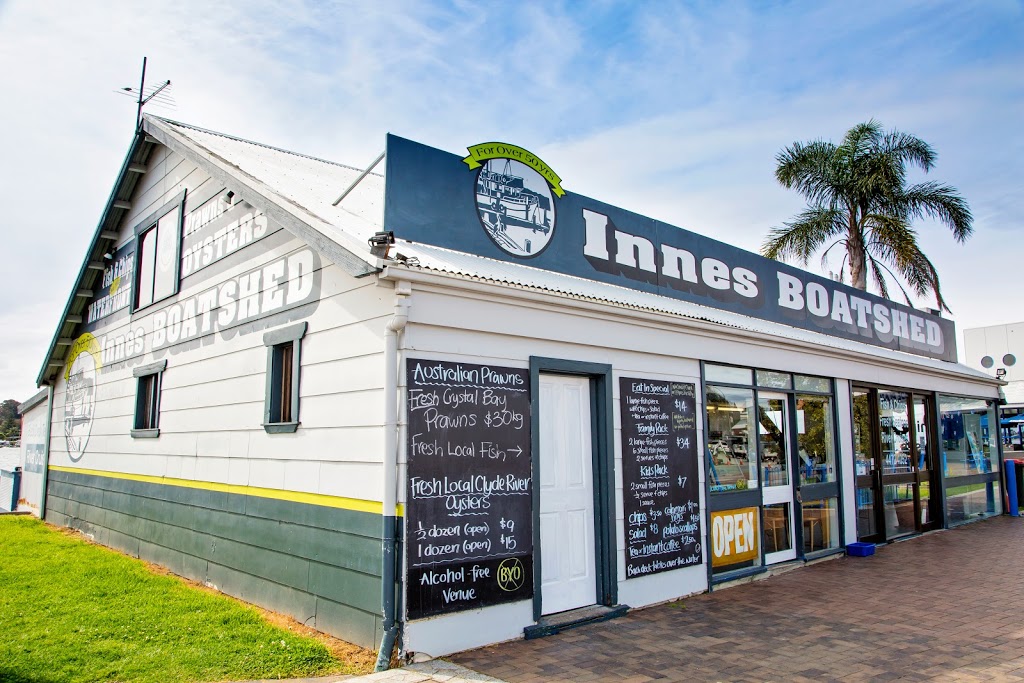 Innes Boatshed | meal takeaway | 1 Clyde St, Batemans Bay NSW 2536, Australia | 0244724052 OR +61 2 4472 4052