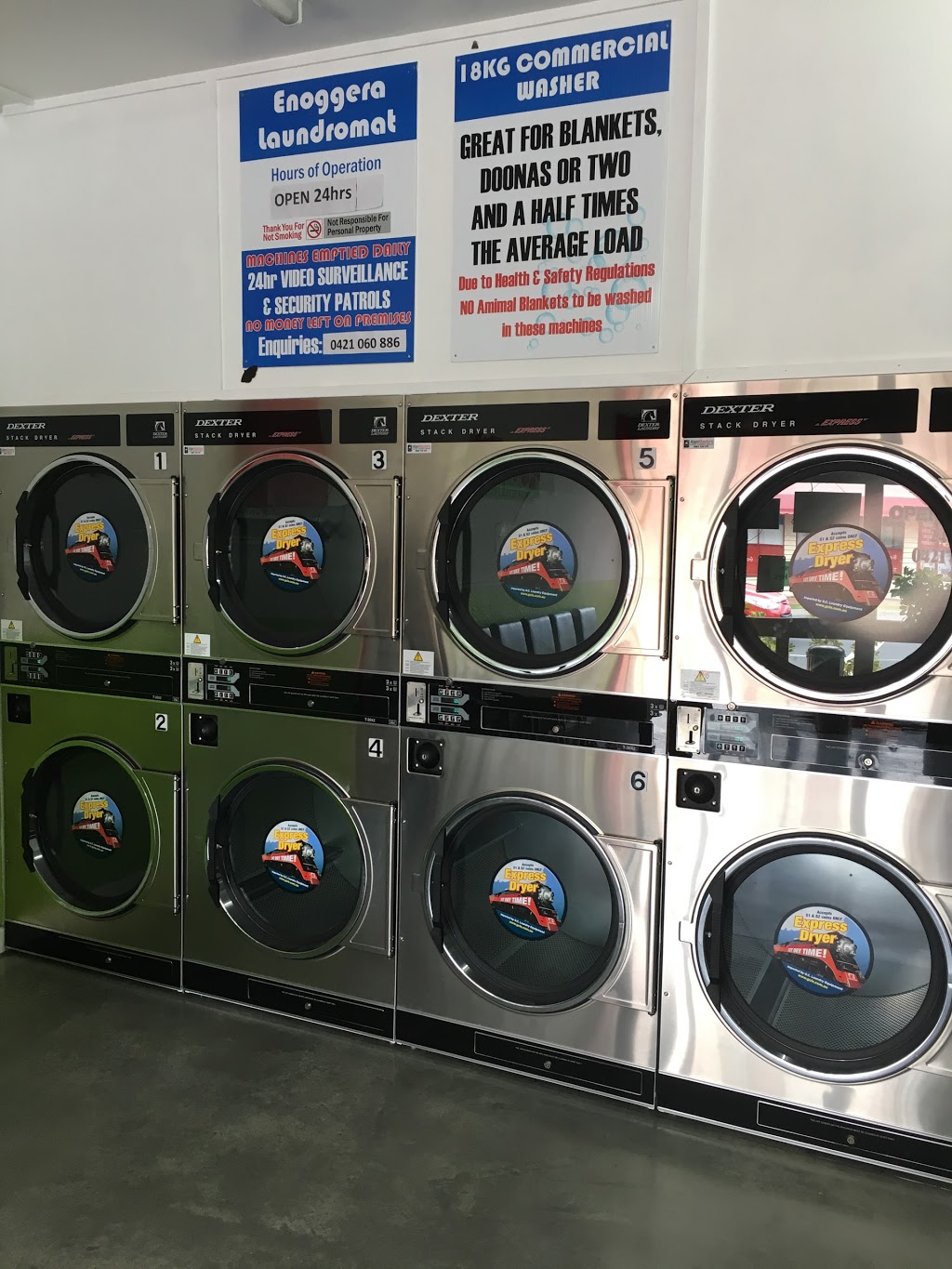 Enoggera Laundromat | laundry | 191 Wardell St, Enoggera QLD 4051, Australia | 0421060886 OR +61 421 060 886