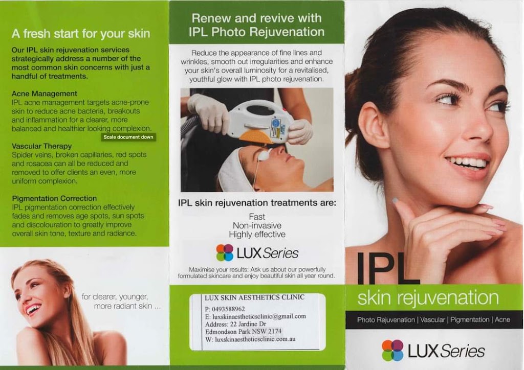 Lux Skin Aesthetics Clinic | 22 Jardine Dr, Edmondson Park NSW 2174, Australia | Phone: 0493 588 962