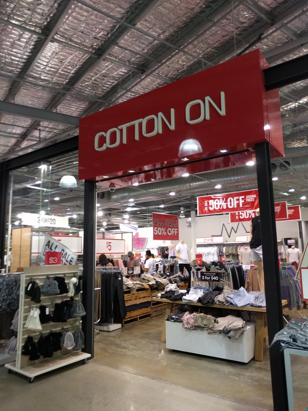 Cotton On | clothing store | DFO Jindalee, t10/16 Amazons Pl, Jindalee QLD 4074, Australia | 0733763905 OR +61 7 3376 3905