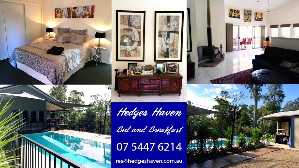 Hedges Haven Bed and Breakfast | lodging | 16 Forest Acres Dr, Lake MacDonald QLD 4563, Australia | 0754476214 OR +61 7 5447 6214