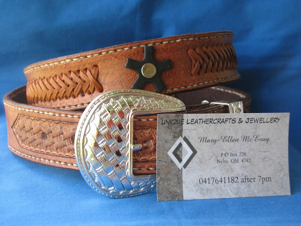 Unique Leathercrafts & Jewellery | 19420 Peak Downs Hwy, Nebo QLD 4742, Australia | Phone: 0417 641 182