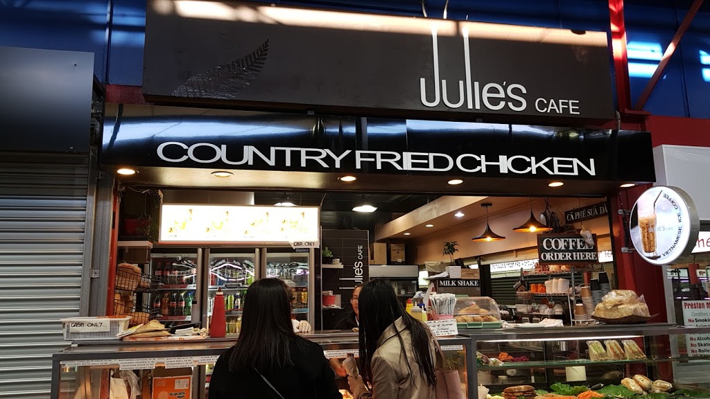 Julies Cafe | cafe | Preston Market, 186 Cramer St &, Mary St, Preston VIC 3072, Australia