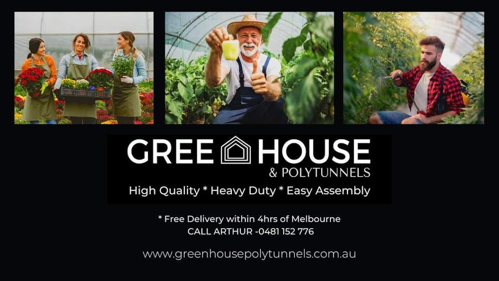 Greenhouse and polytunnels | food | 1755 Seymour-Tooborac Rd, Glenaroua VIC 3764, Australia | 0481152776 OR +61 481 152 776