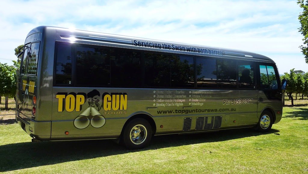 Top Gun Tours | travel agency | 6100 W Swan Rd, West Swan WA 6055, Australia | 0894532961 OR +61 8 9453 2961