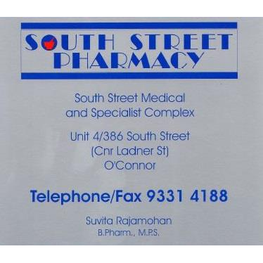 South Street Pharmacy | 4/386 South St, OConnor WA 6163, Australia | Phone: (08) 9331 4188