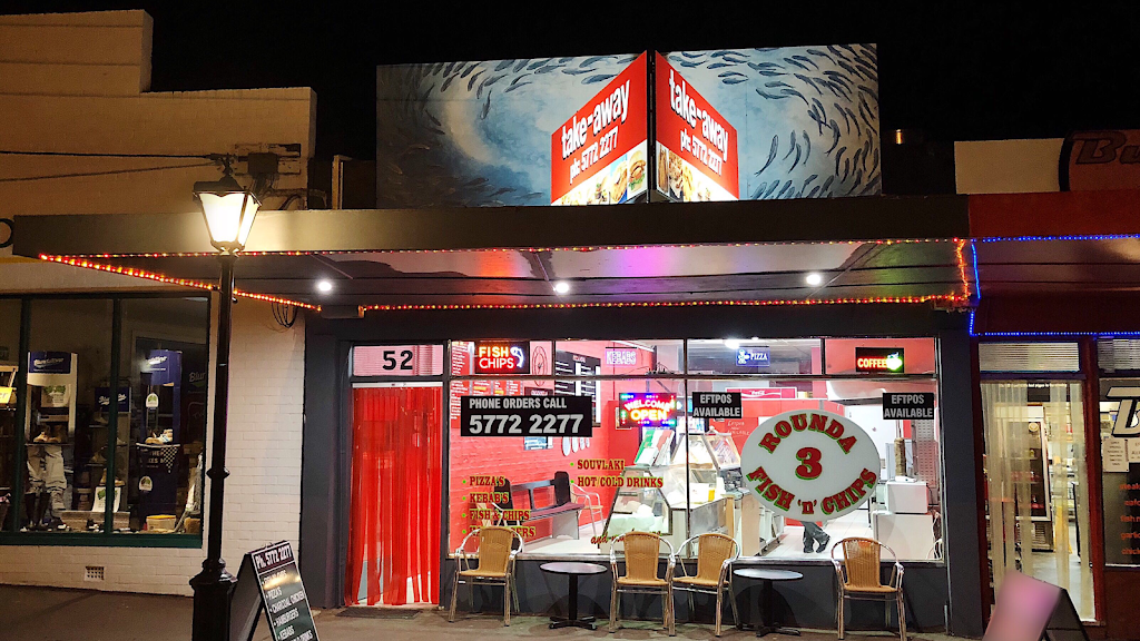 Rounda 3 pizza/ fish and chips | meal takeaway | 52 Grant St, Alexandra VIC 3714, Australia | 0357722277 OR +61 3 5772 2277