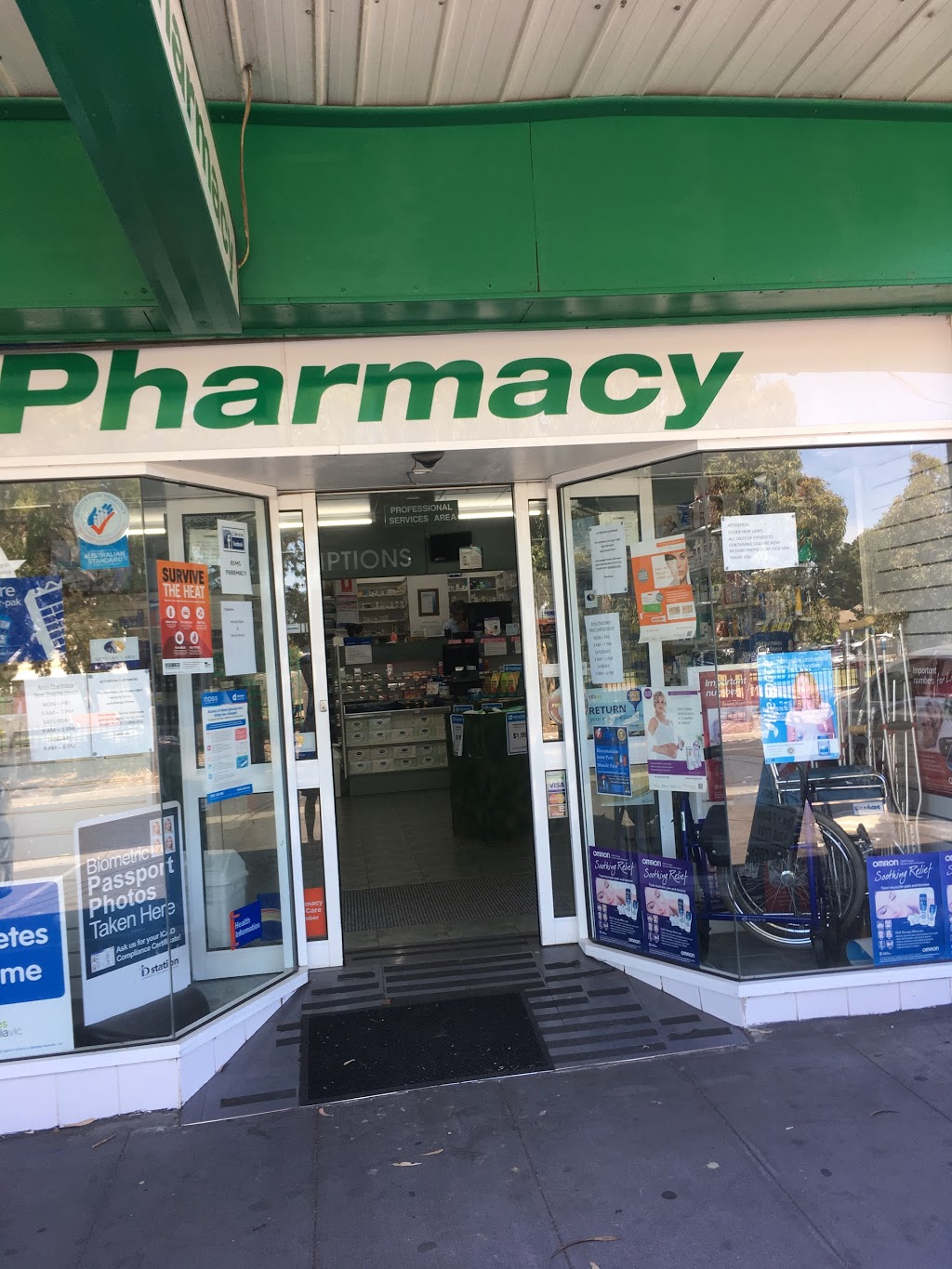 Aims Pharmacy | store | 107 Justin Ave, Glenroy VIC 3046, Australia | 0393067709 OR +61 3 9306 7709