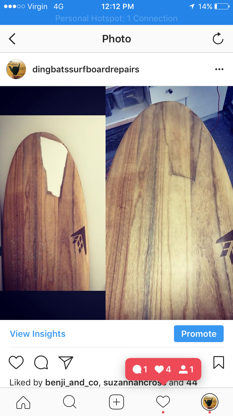 Dingbats Surfboard Repairs - Coolangatta Gold Coast | 7 Razorback Rd, Tweed Heads NSW 2485, Australia | Phone: 0415 832 247