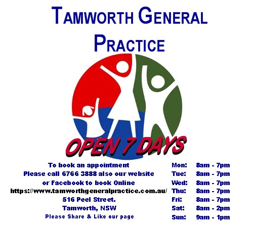 Tamworth General Practice | hospital | 516 Peel St, Tamworth NSW 2340, Australia | 0267663888 OR +61 2 6766 3888