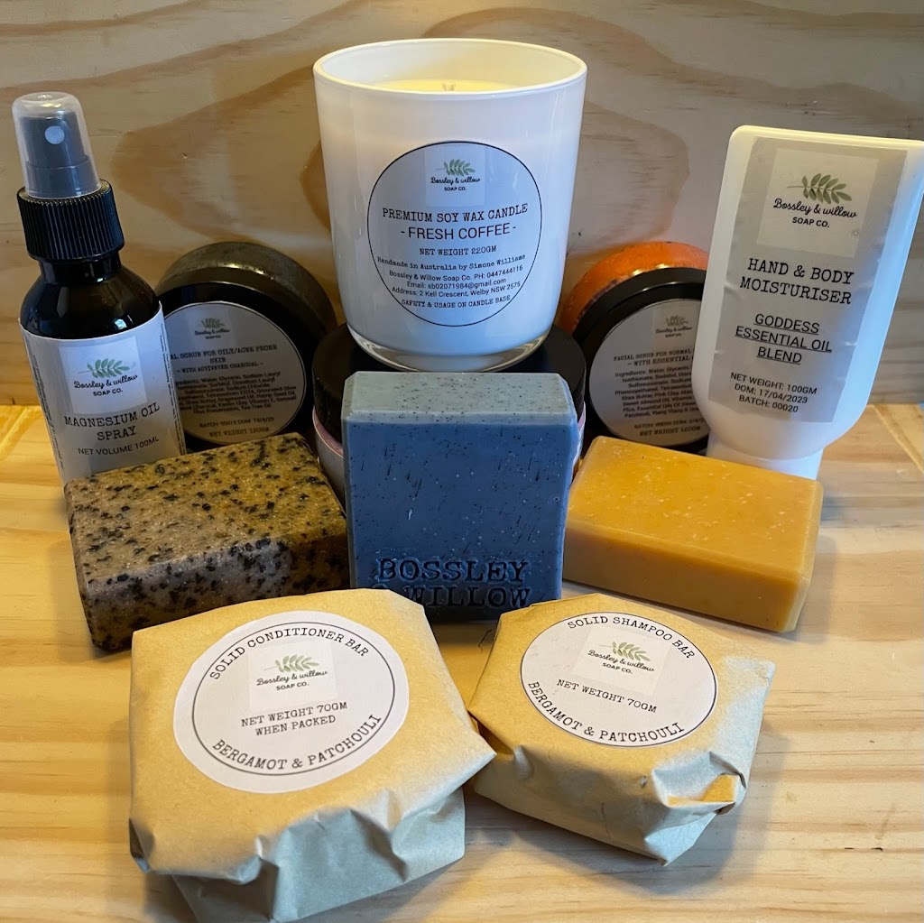 Bossley & Willow Soap Co. | 2 Kell Cres, Welby NSW 2575, Australia | Phone: 0447 444 116