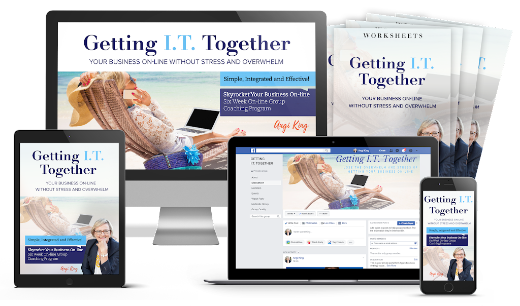 Angi King - Getting I.T Together Online | Sailfish Way, Kingscliff NSW 2487, Australia | Phone: 0411 839 377