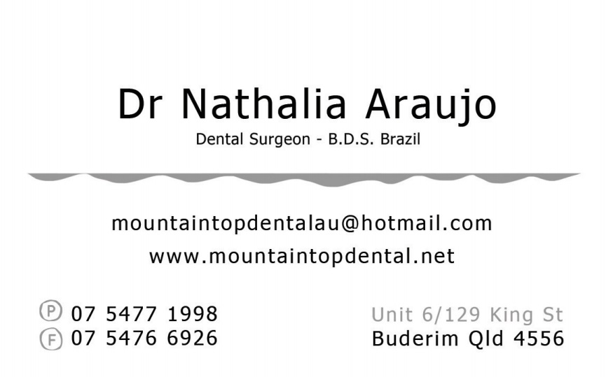 Mountain Top Dental | dentist | 6/129 King St, Buderim QLD 4556, Australia | 0754771998 OR +61 7 5477 1998
