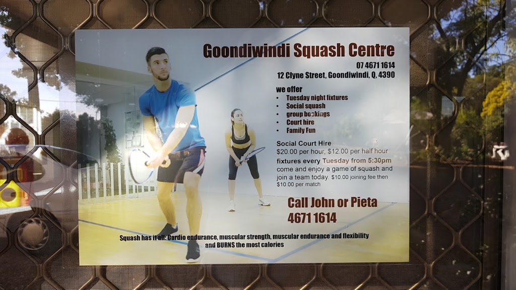 Goondiwindi Squash & Fitness Centre | gym | 12 Clyne St, Goondiwindi QLD 4390, Australia | 0746711614 OR +61 7 4671 1614