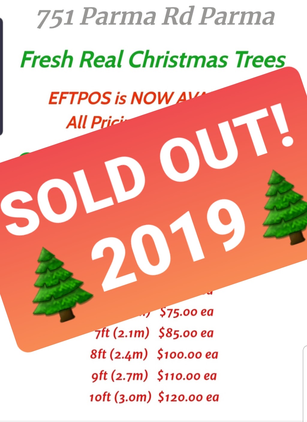 Parma Christmas Tree Farm |  | 751 Parma Rd, Parma NSW 2540, Australia | 0417684001 OR +61 417 684 001