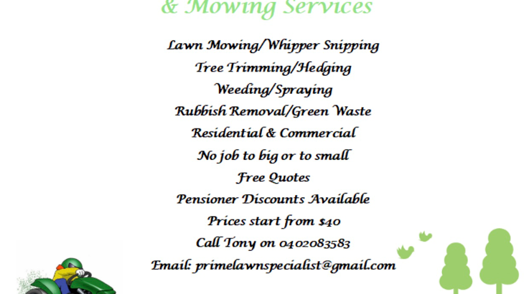 Prime Landscaping, Property Maintenance & Mowing Services | 513 Merrylands Rd, Merrylands NSW 2160, Australia | Phone: 0402 083 583