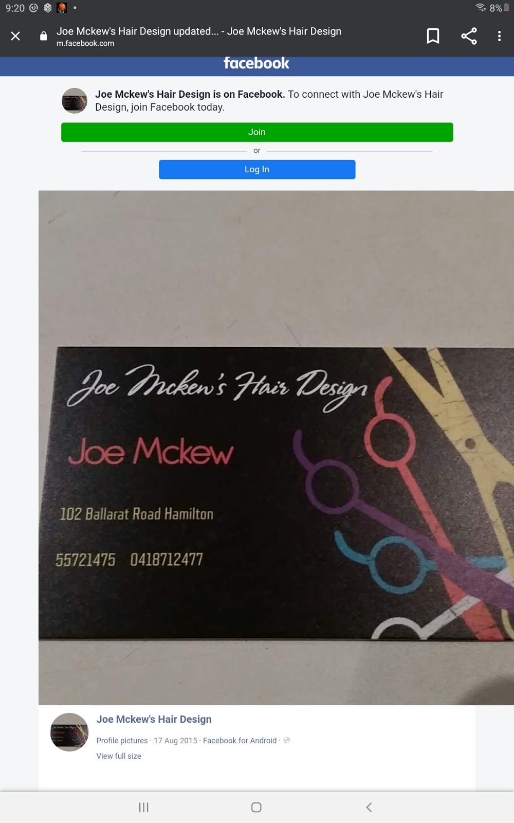 Joe mckews hair design | 102 Ballarat Rd, Hamilton VIC 3300, Australia | Phone: 0418 712 477