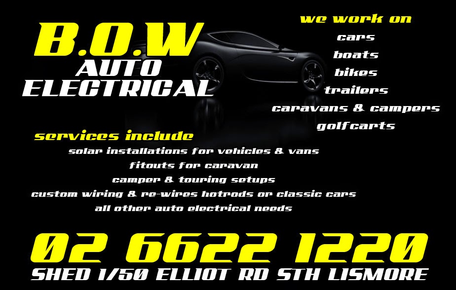 BOW Auto Electrical | car repair | 1/50 Elliott Rd, Lismore NSW 2480, Australia | 0266221220 OR +61 2 6622 1220