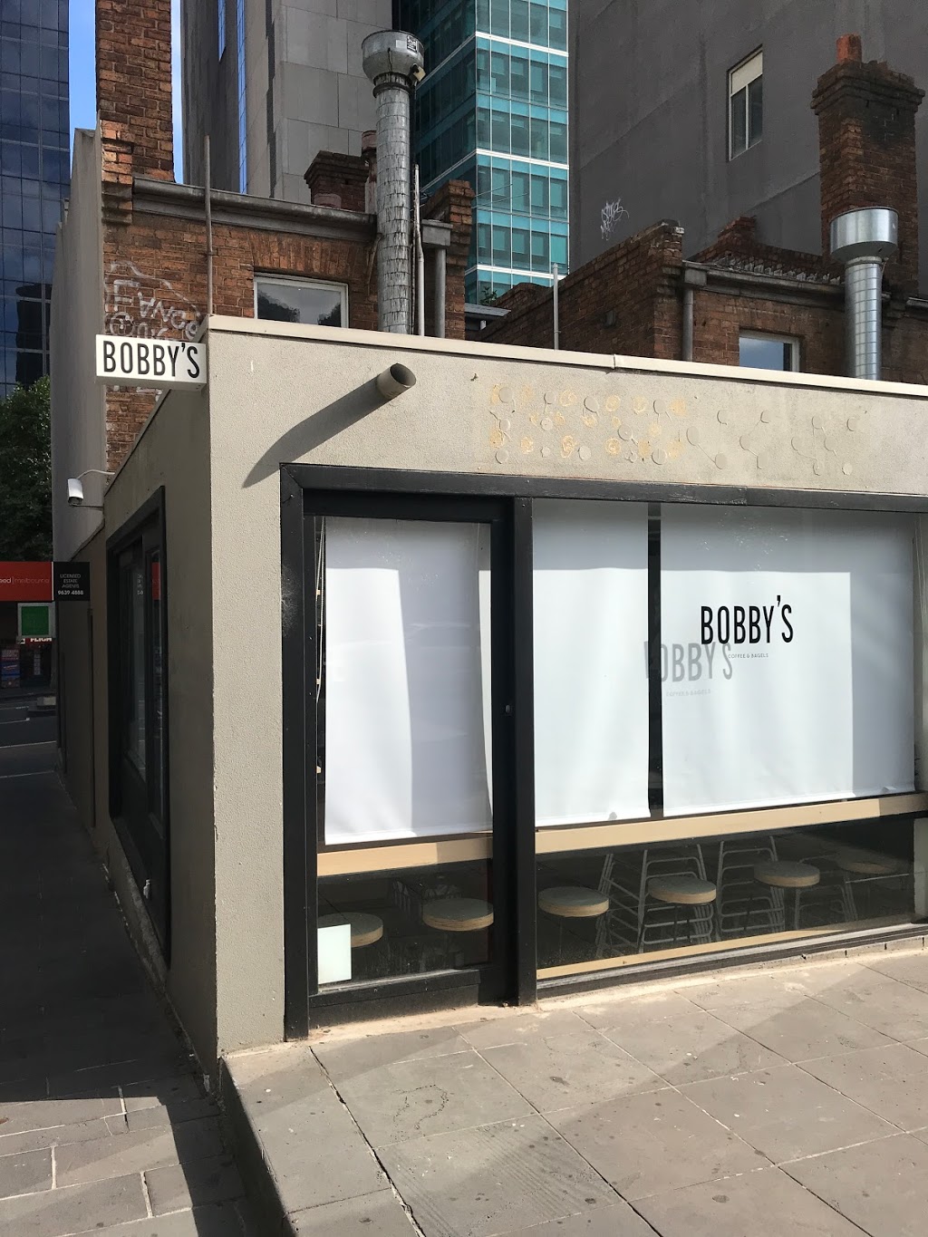Bobbys Coffee & Bagels | cafe | Rear 53/57 Lonsdale St, Melbourne VIC 3000, Australia