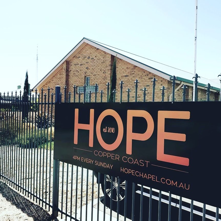 Hope Chapel (church) - Copper Coast - Kadina | church | 1 Port Rd, New Town SA 5554, Australia | 0430085748 OR +61 430 085 748