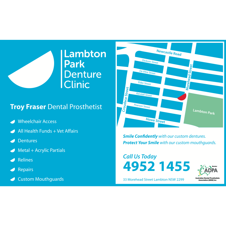 Troy Fraser - Dental Prosthetist | 33 Morehead St, Lambton NSW 2299, Australia | Phone: (02) 4952 1455