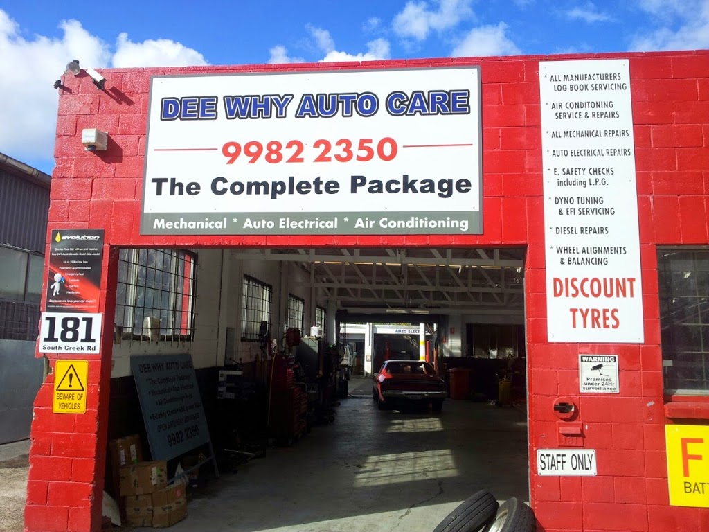 Dee Why Auto Care | car repair | 181 S Creek Rd, Dee Why NSW 2099, Australia | 0299822350 OR +61 2 9982 2350