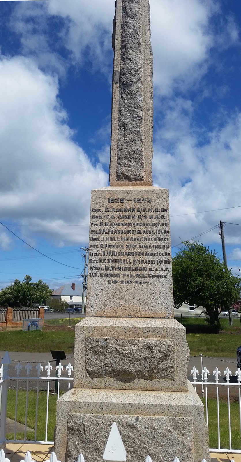 Soldiers memorial | park | 59 Midland Hwy, Campbell Town TAS 7210, Australia