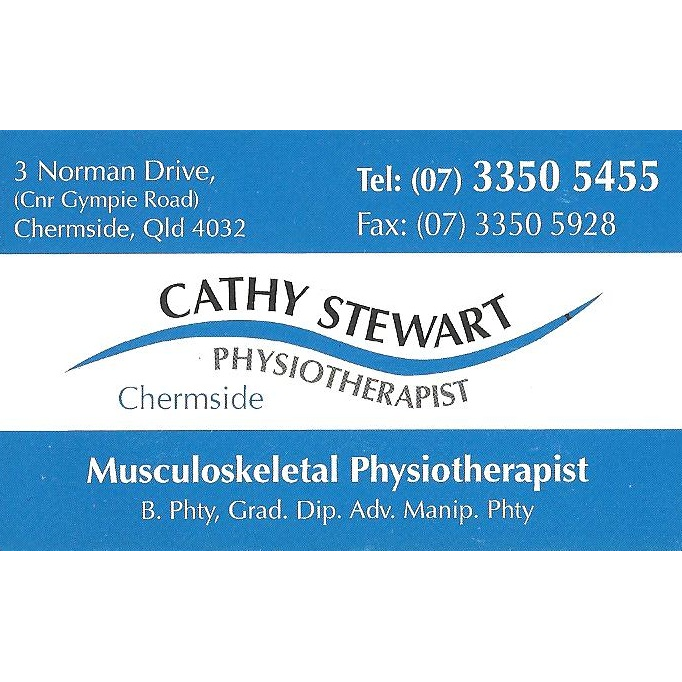 Cathy Stewart Physiotherapy | 3 Norman Dr, Chermside QLD 4032, Australia | Phone: (07) 3350 5455