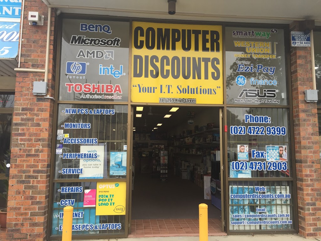 Computer Discounts Penrith | electronics store | Shop 1A/269 High St, Penrith NSW 2750, Australia | 0247229399 OR +61 2 4722 9399