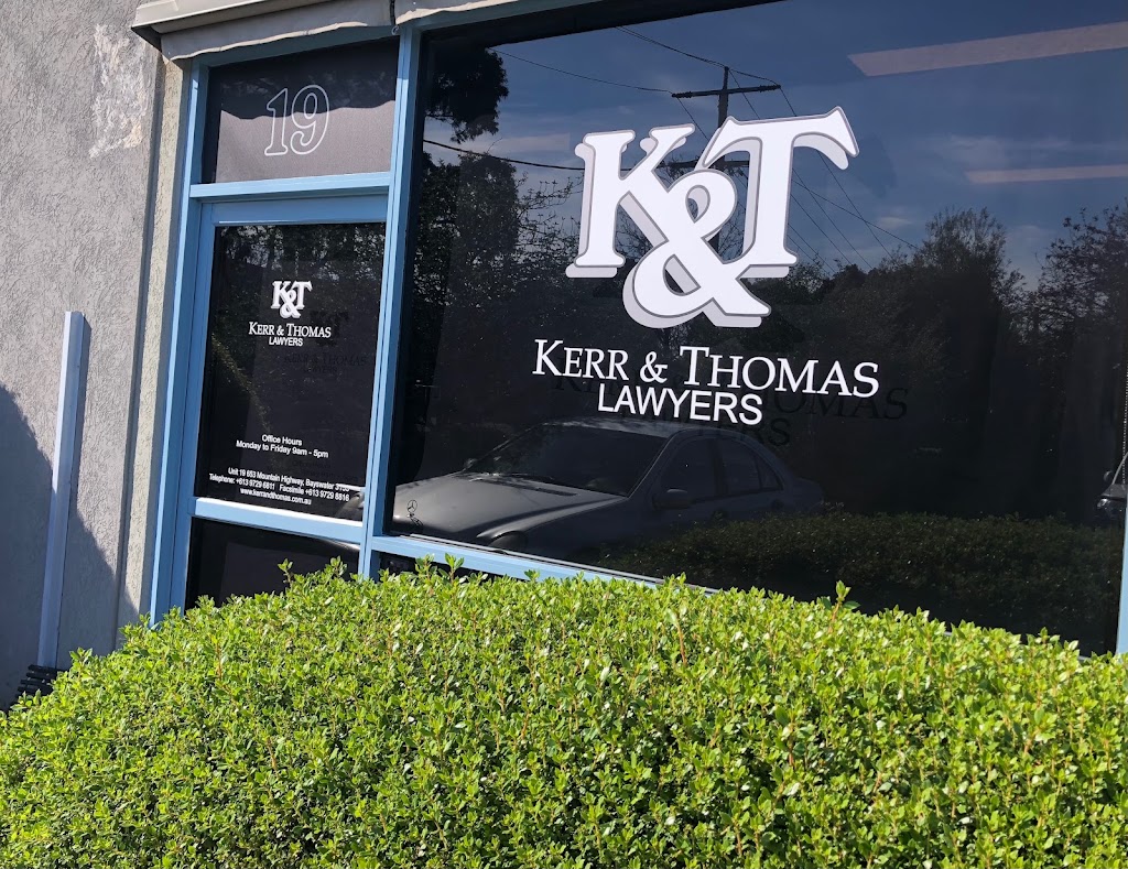 Kerr & Thomas | Suite 19/653 Mountain Hwy, Bayswater VIC 3153, Australia | Phone: (03) 9729 6811