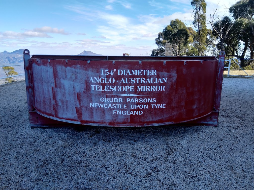 Anglo-Australian Telescope |  | Observatory Road, Coonabarabran NSW 2357, Australia | 0268426291 OR +61 2 6842 6291