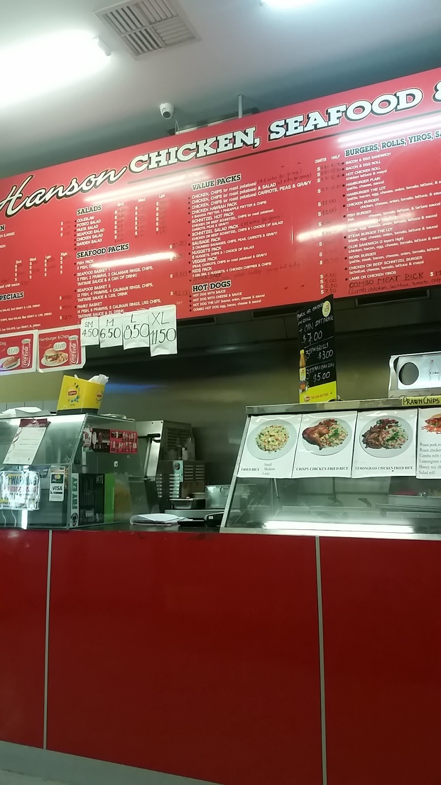 Hanson Chicken Seafood And Grill | meal takeaway | 197 Hanson Rd, Athol Park SA 5012, Australia | 82442188 OR +61 82442188