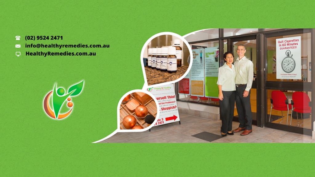 Happy & Healthy Wellbeing Centre | health | 3/522 Kingsway, Miranda NSW 2228, Australia | 0295242471 OR +61 2 9524 2471