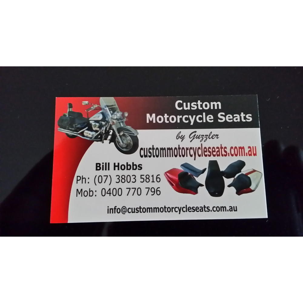 Guzzler custom motor cycle seats | Spinebill Dr, Greenbank QLD 4124, Australia | Phone: 0400 770 796