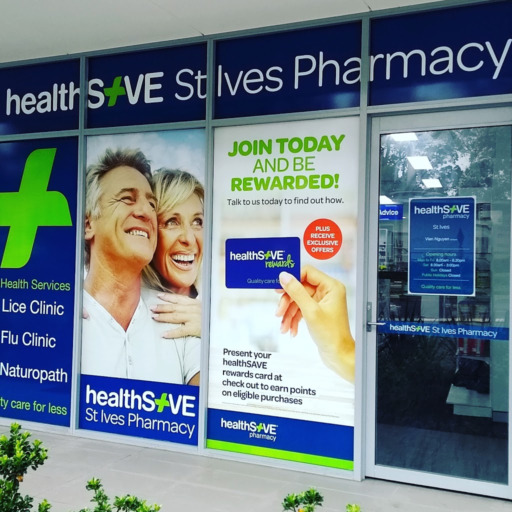 St Ives Pharmacy | pharmacy | G3/169-177 Mona Vale Rd, St. Ives NSW 2075, Australia | 0294496075 OR +61 2 9449 6075