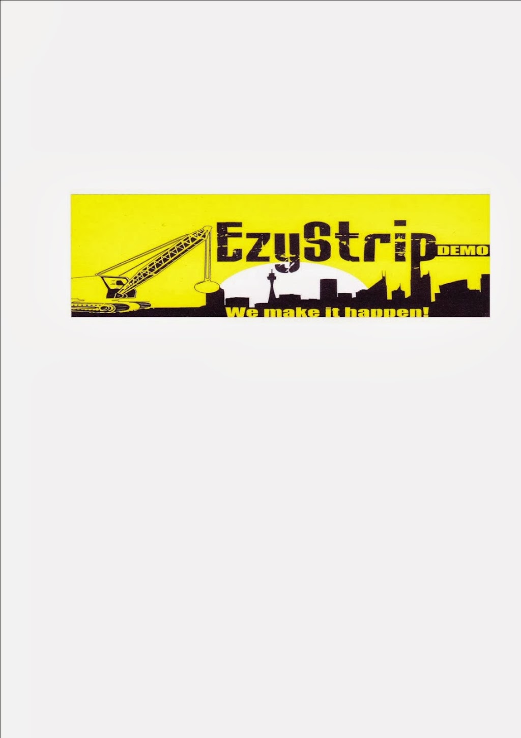 Ezy Strip Demo | 60 Morris St, Sydney NSW 2130, Australia | Phone: (02) 9798 6839