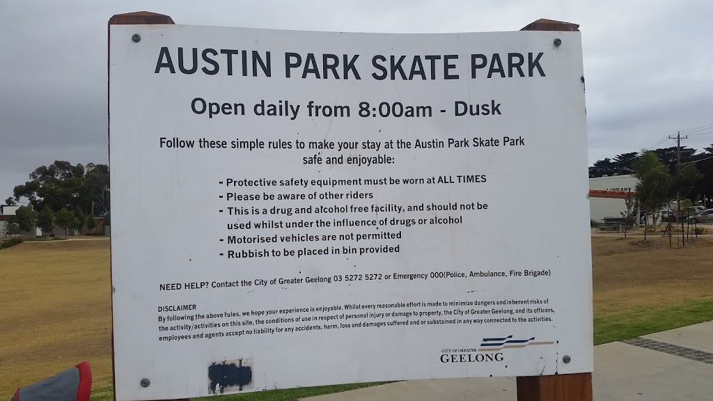 Austin Park Skate Park | park | cnr walkers road and, Station Lake Rd, Lara VIC 3212, Australia