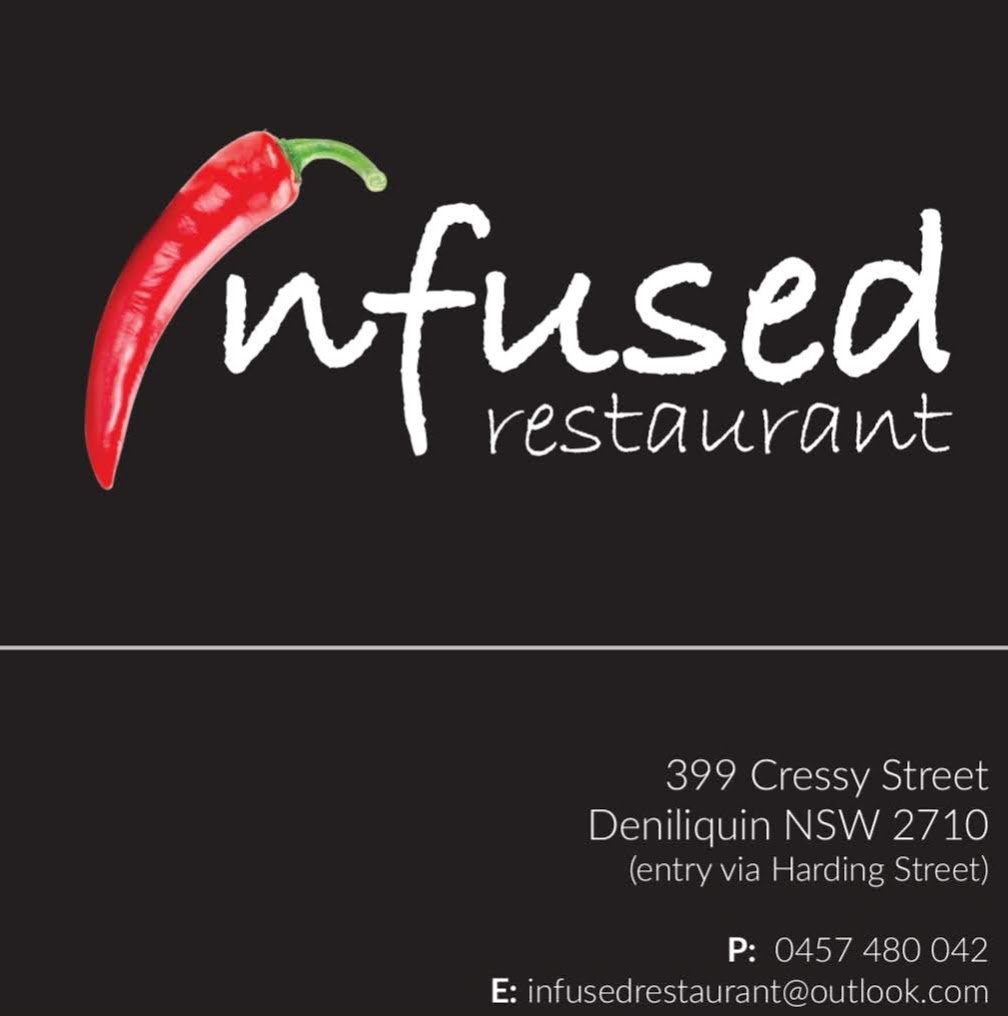 Infused Restaurant | 399 Cressy St, Deniliquin NSW 2710, Australia | Phone: 0457 480 042