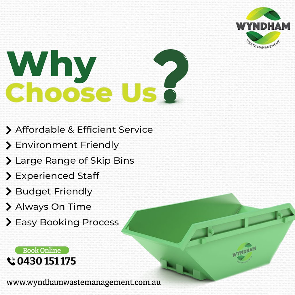 Wyndham Waste Management. | point of interest | 17 Amsterdam Ave, Tarneit VIC 3029, Australia | 0430151175 OR +61 430 151 175