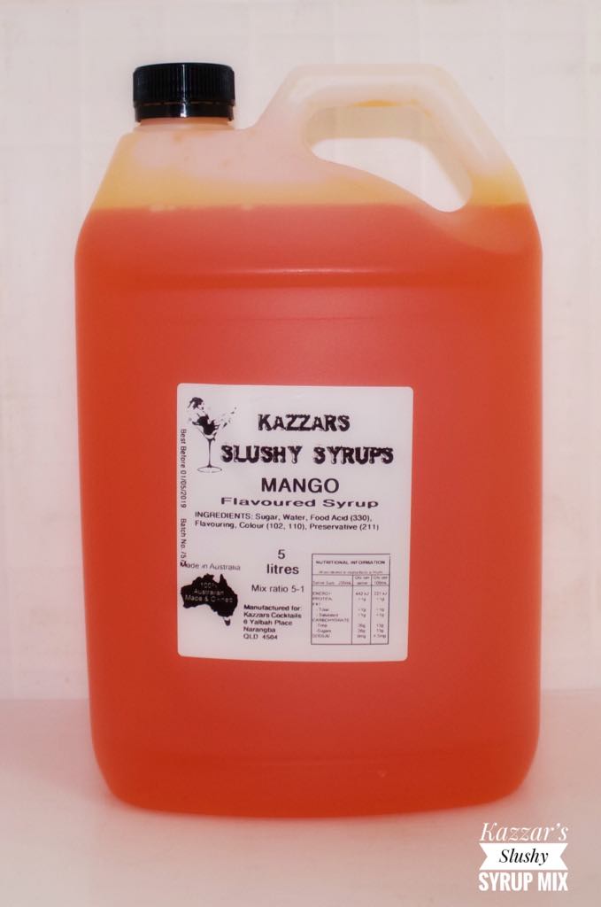 Kazzars Slushy Syrups | food | 2 Isobel St, Clontarf QLD 4019, Australia | 0733856773 OR +61 7 3385 6773