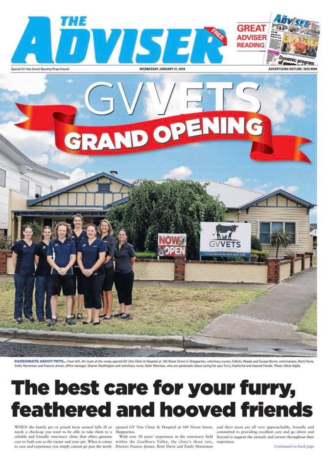 GV VETS | pharmacy | 169 Nixon St, Shepparton VIC 3630, Australia | 0358781144 OR +61 3 5878 1144