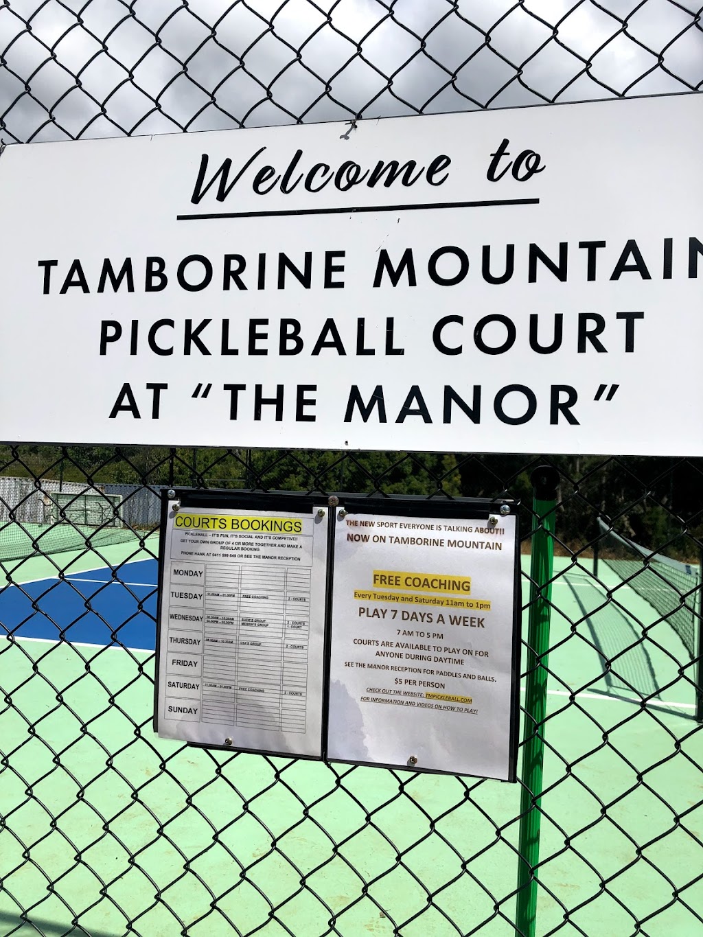 Tamborine Mountain Pickleball |  | 160 Long Rd, Tamborine Mountain QLD 4272, Australia | 0411599649 OR +61 411 599 649