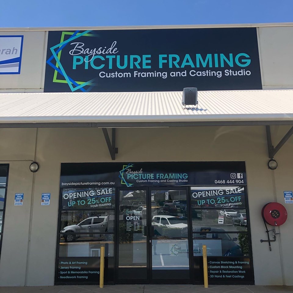 Bayside Picture Framing | store | Shop 1E/33-39 Shore St W, Cleveland QLD 4163, Australia | 0468444904 OR +61 468 444 904