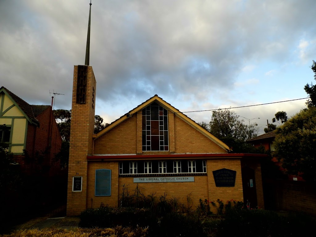 Liberal Catholic Church | church | 91 Carroll Cres, Glen Iris VIC 3146, Australia | 0394592670 OR +61 3 9459 2670