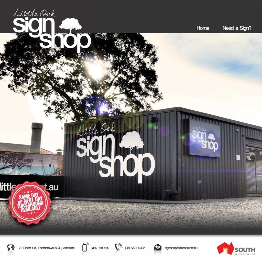 Little Oak Sign Shop | store | 72 Daws Rd, Edwardstown SA 5039, Australia | 0452574467 OR +61 452 574 467