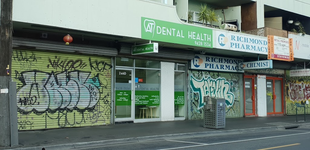 AT Dental Health | 246D Victoria St, Richmond VIC 3121, Australia | Phone: (03) 9428 1534